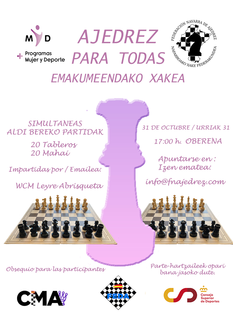 Ajedrez para todas - Emakumendako xakea